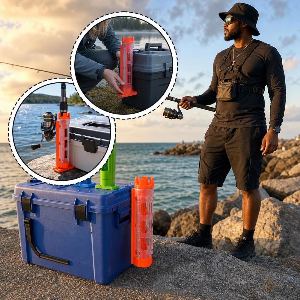 Fishing Lure Accessories - Fishing Rod Holder Detachable ABS Fishing