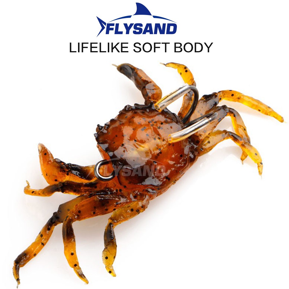 FLYSAND Bionic Crab Silicone S - Fishing Lure Soft Plastic review and price