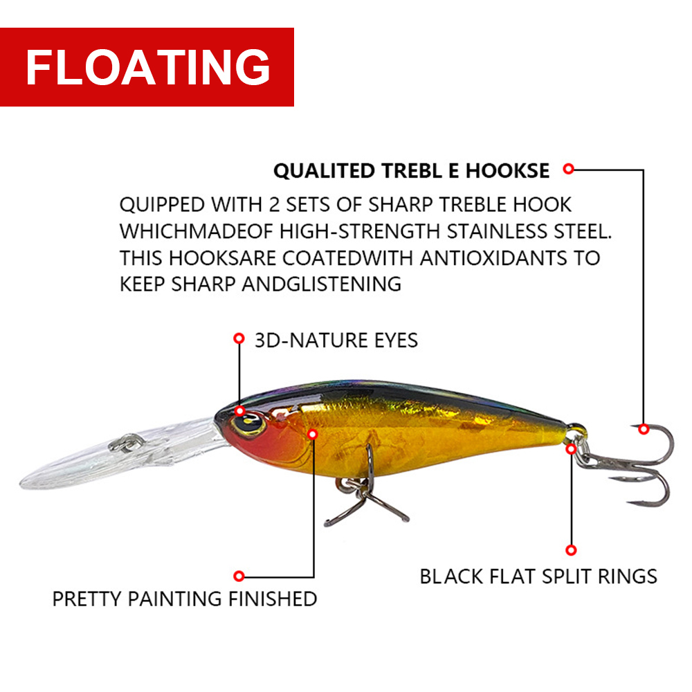 5.8cm 6.63g Fishing Lures Floa - Fishing Lure Jerkbait review and price