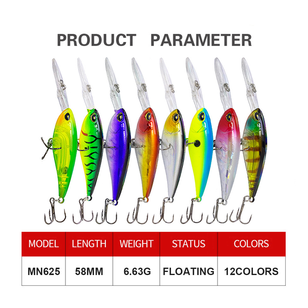 5.8cm 6.63g Fishing Lures Floa - Fishing Lure Jerkbait review and price