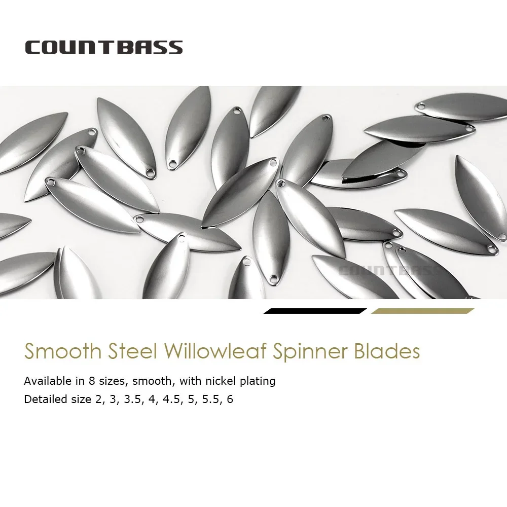 Countbass 50pcs Nickel Steel W - Fishing Lure Spinnerbait review and price