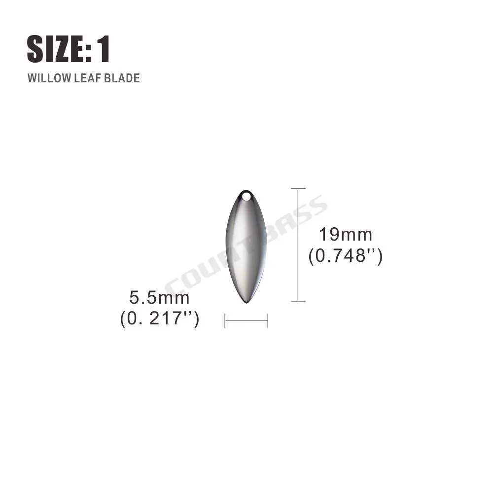 Countbass 50pcs Nickel Steel W - Fishing Lure Spinnerbait review and price